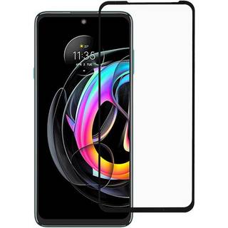 Motorola Edge 20 / 20 Pro Skærmbeskyttelse Hærdet Glas - Gennemsigtig m. Sort Kant