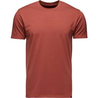 Black Diamond BD Stripe S/S Tee T-shirt Herrer størrelse L farve rød