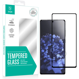 SiGN Full Cover Skærmbeskyttelse i hærdet glas til Samsung Galaxy S22 Plus 5G