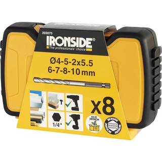 Ironside 203075 Multimaterialborrsæt 8 dele