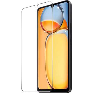 Xiaomi Poco C65 / Remi 13C ENKAY Hærdet Glas 9H Skærmbeskyttelse - Case Friendly - Sort / Gennemsigtig