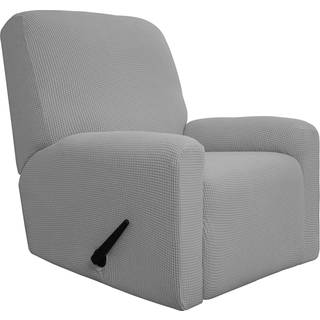 Lättande återfegning SOFT-SOFA Slipcover Sofa Cover 4-stycken Möbelskyddssoffa Mjukt med elastisk botten spandex Jacquard tyg Små kontroller (Rec