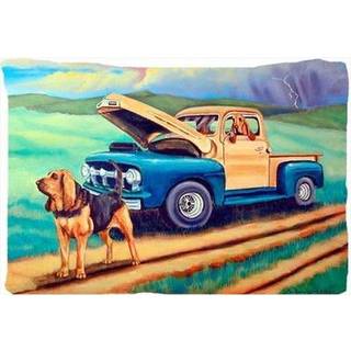 """" Caroline's Treasures 7513Pillowcase Bloodhound Moisture Wicking Fabric Standard Pillowcase Large Multicolor """"