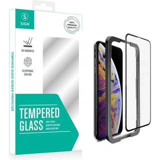 SiGN Full Cover Skærmbeskyttelse til Samsung Galaxy S23 med Monteringsram