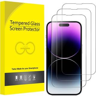 3X hærdet glas beskyttelse iPhone 15 Pro Max