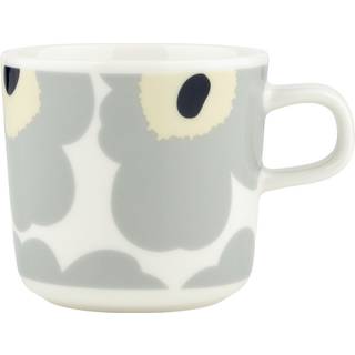 Marimekko Unikko kaffekop 20 cl White-light grey-sand-dark blue