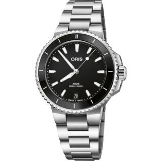 Oris Aquis Date sort med lænke 36,5mm