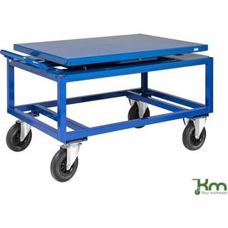 Kongamek plade t/pallevogn 1338x810x152mm blå 800kg