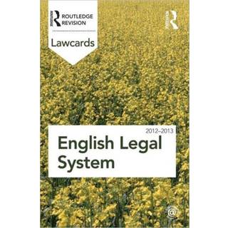 English Legal System Lawcards 2012-2013