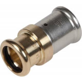 Henco pres muffe-overgang alu/stålrør 26 x 22 mm CuSi