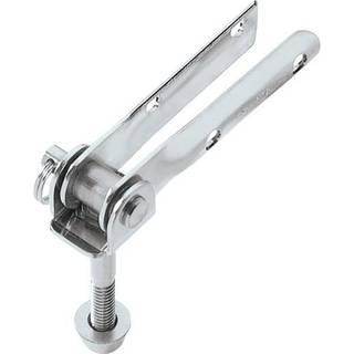 Rorpindsbeslag Ronstan Bolt-Through, med 1/4" UNC x 1 3/4" (45 mm) bolt, passer Ø16 mm rør