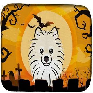 """" Caroline's Treasures Halloween Pomeranian Dish Drying Mat 14 """" """" X 21 """" """" """"