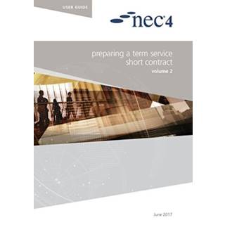 NEC4: Preparing a Term Service Short Contract
