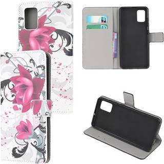 Style Series Samsung Galaxy A02s Cover med Kortholder - Blomst