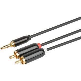 Prokord Audiokabel 10m. 3.5mm 2 X Rca