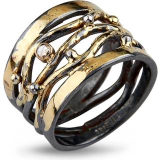 ByBirdie Ring - Benedict golden ring med diamant-50110270