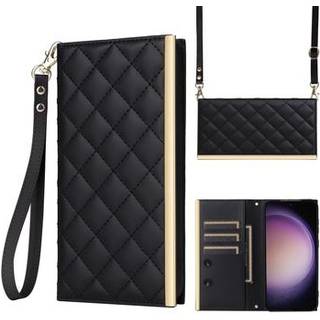 Samsung Galaxy S23 Luksus Vatteret Pung - Sort