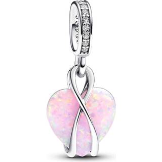 Pandora - Mum opliserende hjerte charm - 793202c01