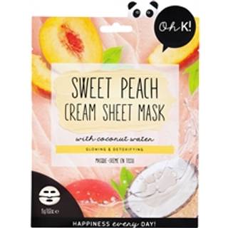Oh K! Peach & Coconut Water Cream Sheet Mask 15g