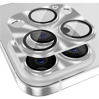 iPhone 14 Pro/14 Pro Max Hat Prince Kamera Linse Skærmbeskyttelse Hærdet Glas - Sølv