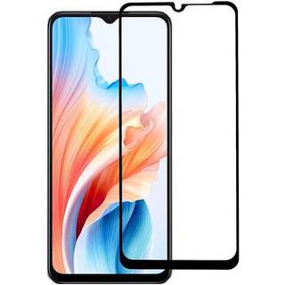 Oppo A59 Skærmbeskyttelse Hærdet Glas - Full Fit - Sort Kant