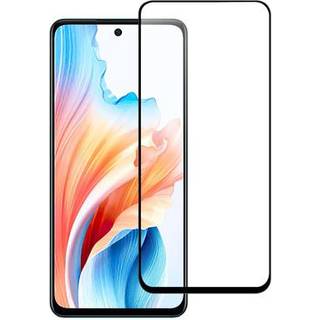 Oppo A79/A2 Skærmbeskyttelse Hærdet Glas - Full Fit - Sort Kant