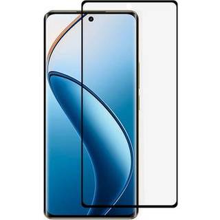 Realme 12 Pro/12 Pro+ Skærmbeskyttelse Hærdet Glas - 9H - Full Fit - Sort Kant
