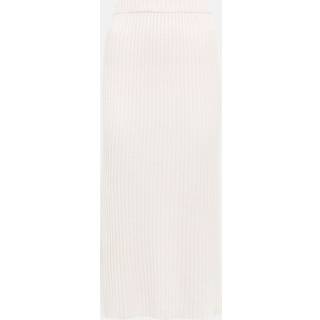 Jardin des Orangers Ribbed-knit cashmere skirt - beige - L