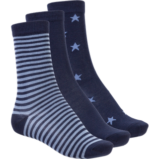 Crossbow Børne Strømper i bambus - Navy Mix - 37/39