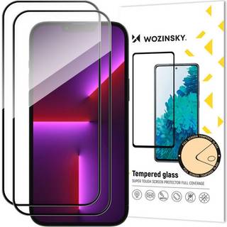 Super Tough beskyttelsesglas til iPhone 13/13 Pro/14/16e fra Wozinsky - 2-pack