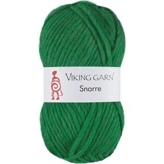 Viking Snorre 233 Æblegrøn Indhold: 100% Highland Merino Uld Vægt/længde: 100 g = ca. 100 meter Anbefalede pinde: 7.00-8.00 mm Strikkefasthed: 10 cm = 12 m Vask: Skånevask 30°C uden skyllemiddel / Tåler ikke tørretumbling / Tørres fladt.
