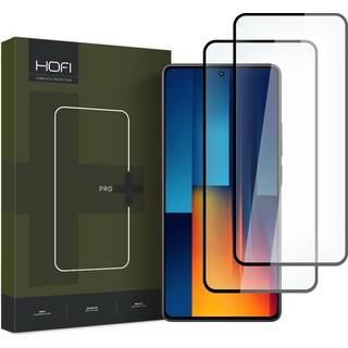 Xiaomi Poco M6 Pro Hofi Glass Pro+ Skærmbeskyttelsesglas - Case Friendly - 2-Pak - Sort Kant