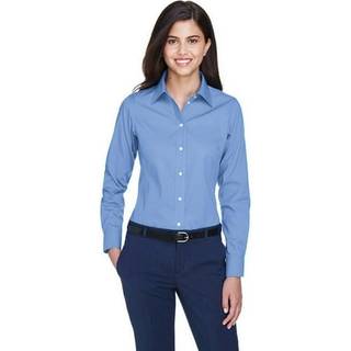 Ladies Crown Woven CollectionSolid Oxford - Light Blue - S (D0102H7NV0J)