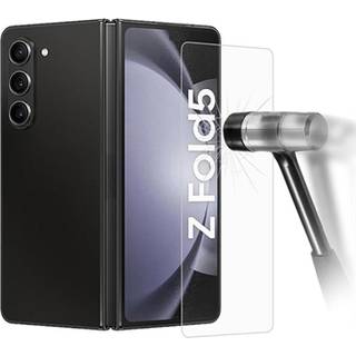 Samsung Galaxy Z Fold5 Full Cover Ydre Hærdet Glas - Gennemsigtig