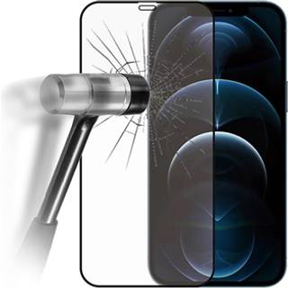 iPhone 12 Pro Max 9D Full Cover Skærmbeskyttelse Hærdet Glas - 9H, 0.3mm - Sort Kant
