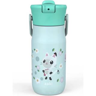 Zak Designs Harmony Gabby's Dollhouse Kid vandflaske til rejser 14 oz genbrugt rustfrit st?l L?kagesikker, n?r den er lukket og vakuumisoleret (P