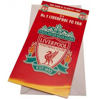 Liverpool FC Fødselsdagskort No 1 Fan