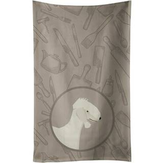 Caroline's Treasures CK2167KTWL Bedlington Terrier i køkkenet køkkenhåndklæde