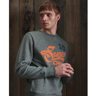 Superdry Klassisk, trefarvet sweatshirt med rund hals