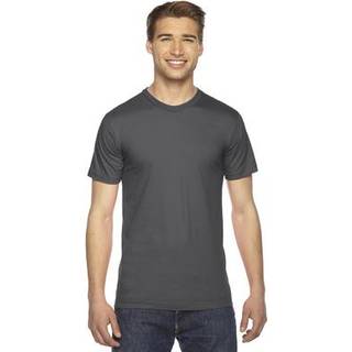 American Apparel Unisex Fine Jersey kortærmet t-shirt l asfalt