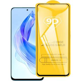 Honor 90 Lite Hærdet Glas Skærmbeskyttelse - Full Fit - Sort Kant