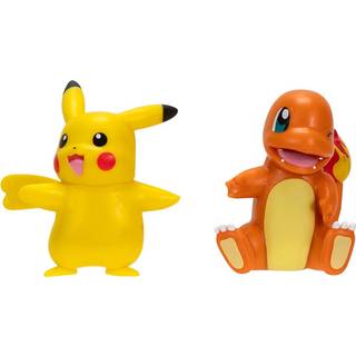 Pokémon: sæt med 2 figurer - Charmander, Pikachu