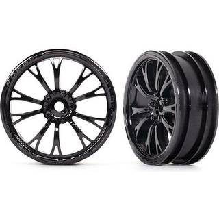 Traxxas - TRX9472 - Drag Racing Forfælge, Weld gloss black (front) (2)