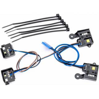 Traxxas - TRX9884 - Pro Scale® LED light set, front & rear, complete (includes light harness, zip ties (6)) (fits #9812 body)