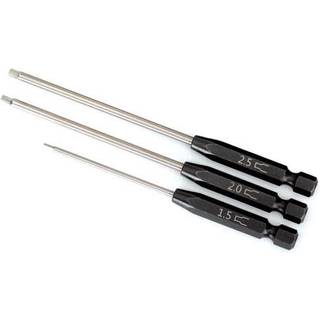 Traxxas - TRX8715 - Speed Bit Set, hex driver, 3-piece straight (1.5mm, 2.0mm, 2.5mm), 1/4" drive