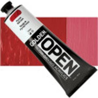 ?bn langsomt?rrende akryl af Golden Pyrrole Red Dark 5 fl oz. R?r professionel akrylmaling semi-opaque