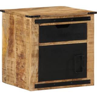 sengebord 45x40x45 cm massivt mangotræ