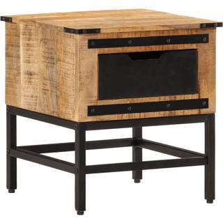 sengebord 40x40x45 cm massivt mangotræ