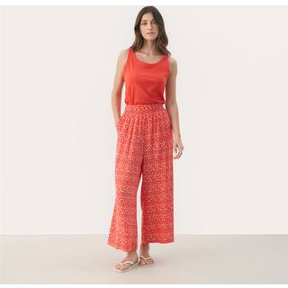 Part Two Alfipw Pa Bukser 30308708 Mandarin Red Graphic Print (34)