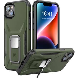 MyBat Pro Stealth Series Telefonkasse til iPhone 14 -sag med Stand 6.1 """" Support Magnetic Car Mount Heavy Duty Military Grade Drop Protective Ru